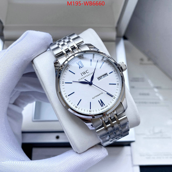 Watch(TOP)-IWC fashion designer ID: WB6660 $: 195USD