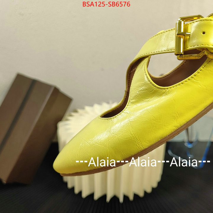 Women Shoes-ALAIA wholesale 2024 replica ID: SB6576 $: 125USD