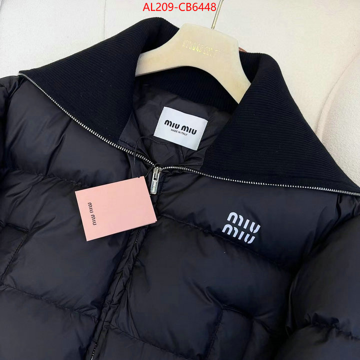 Down jacket Women-Miu Miu shop the best high quality ID: CB6448 $: 209USD