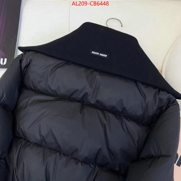 Down jacket Women-Miu Miu shop the best high quality ID: CB6448 $: 209USD