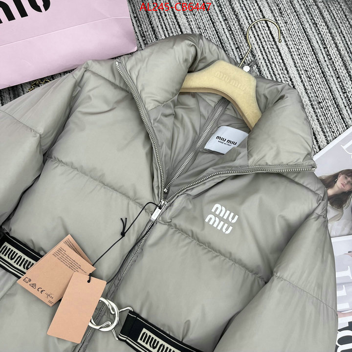 Down jacket Women-Miu Miu replica 2024 perfect luxury ID: CB6447 $: 245USD