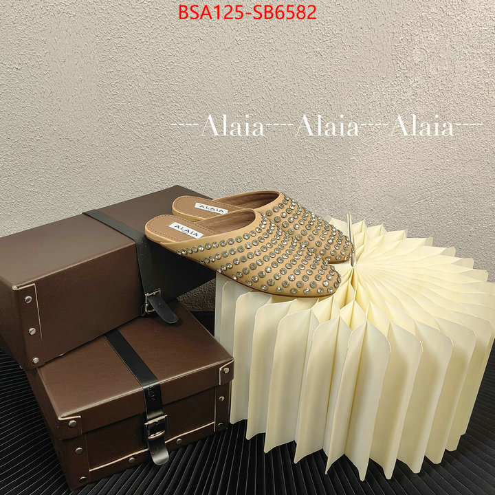 Women Shoes-ALAIA the highest quality fake ID: SB6582 $: 125USD