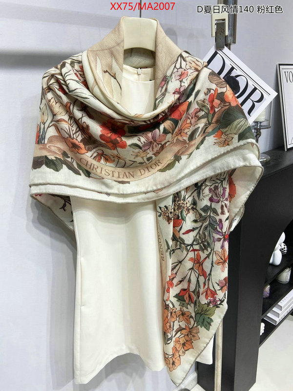 Scarf-Dior top brands like ID: MA2007 $: 75USD