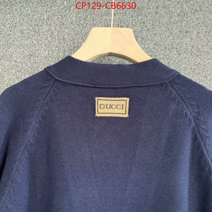 Clothing-Gucci online sales ID: CB6630 $: 129USD