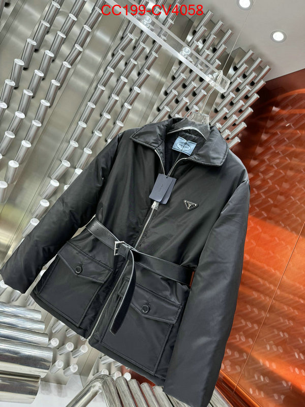 Down jacket Women-Prada replicas buy special ID: CV4058 $: 199USD