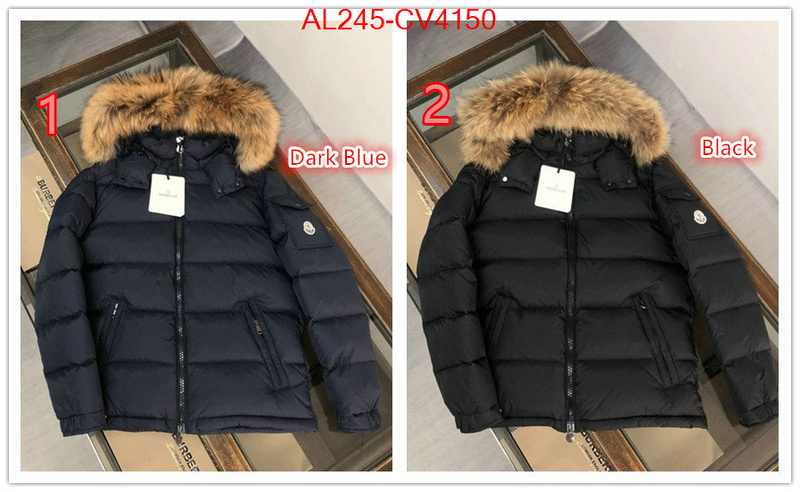 Down jacket Men-Moncler fashion ID: CV4150 $: 245USD