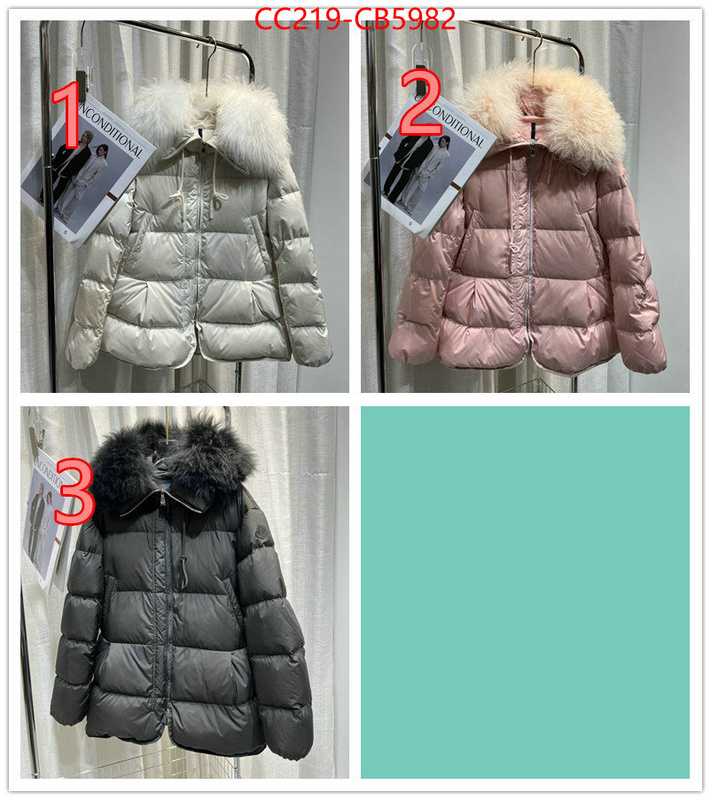 Down jacket Women-Monmouth fake aaaaa ID: CB5982 $: 219USD