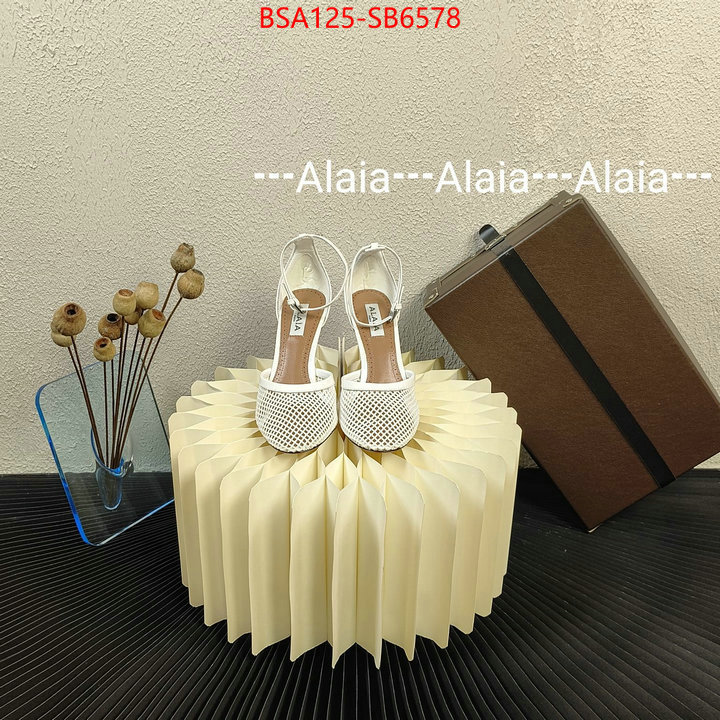 Women Shoes-ALAIA top 1:1 replica ID: SB6578 $: 125USD