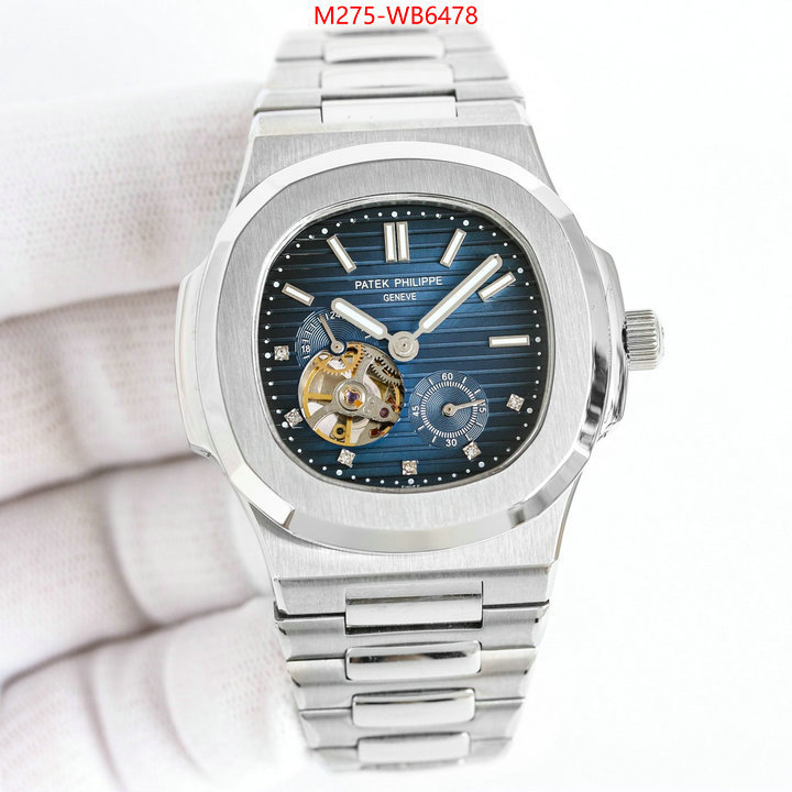 Watch(TOP)-Patek Philippe high quality replica designer ID: WB6478 $: 275USD