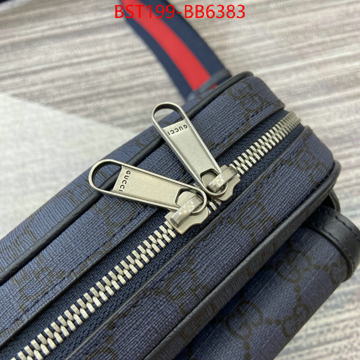 Gucci Bags(TOP)-Crossbody- the quality replica ID: BB6383 $: 199USD,