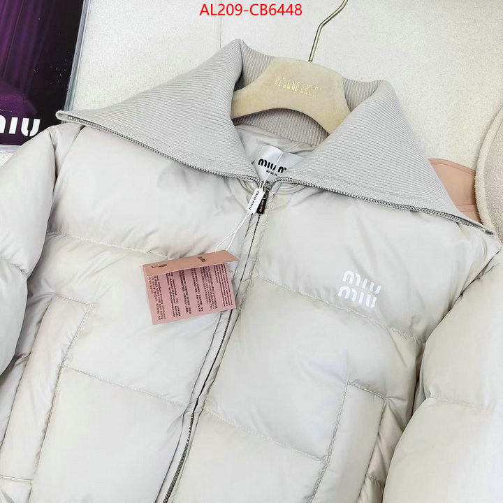 Down jacket Women-Miu Miu shop the best high quality ID: CB6448 $: 209USD