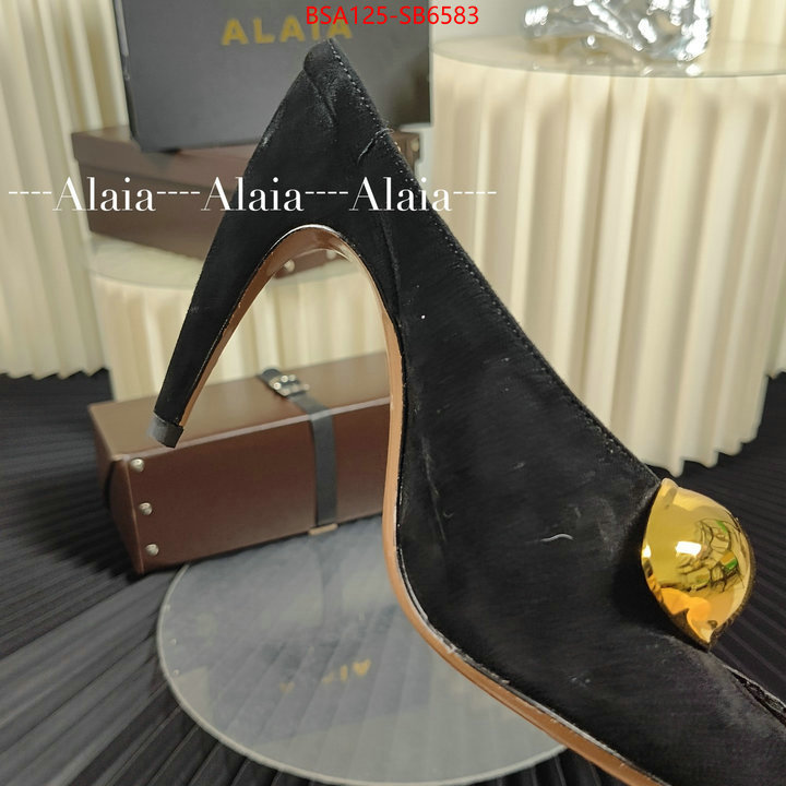 Women Shoes-ALAIA luxury 7 star replica ID: SB6583 $: 125USD