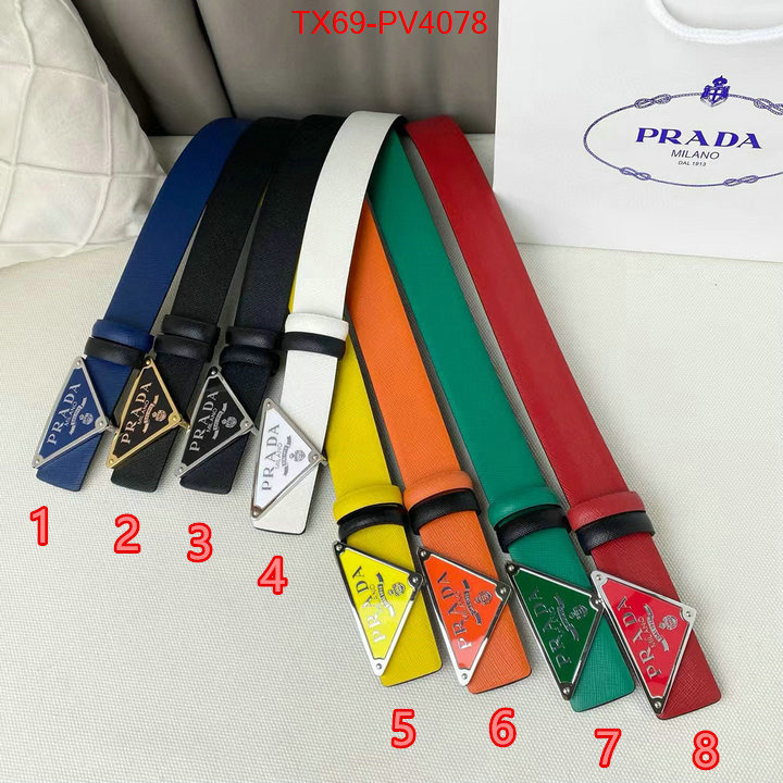 Belts-Prada where to find the best replicas ID: PV4078 $: 69USD