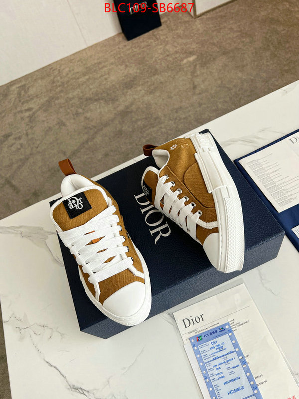 Men shoes-Dior replica 2024 perfect luxury ID: SB6687 $: 109USD