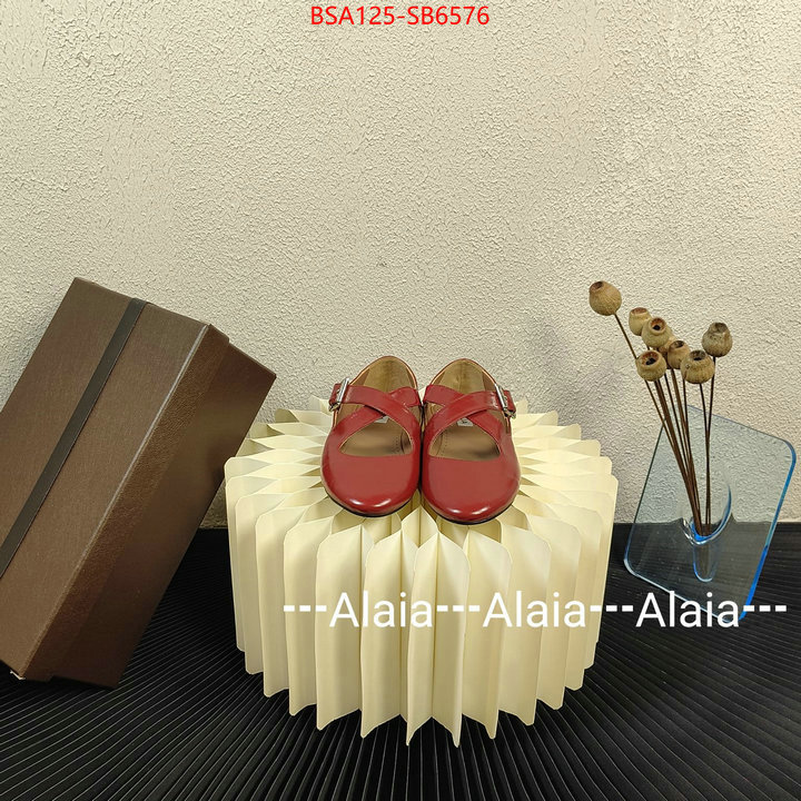 Women Shoes-ALAIA wholesale 2024 replica ID: SB6576 $: 125USD