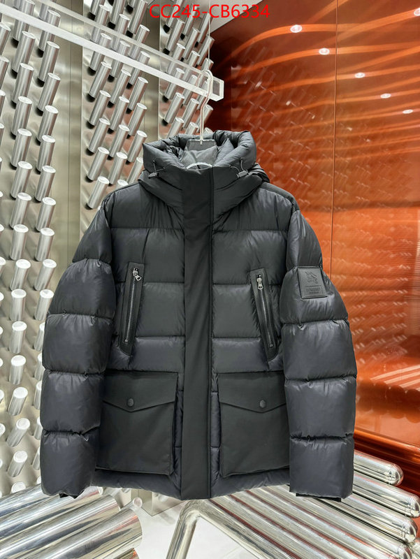 Down jacket Men-Burberry 7 star replica ID: CB6334 $: 345USD