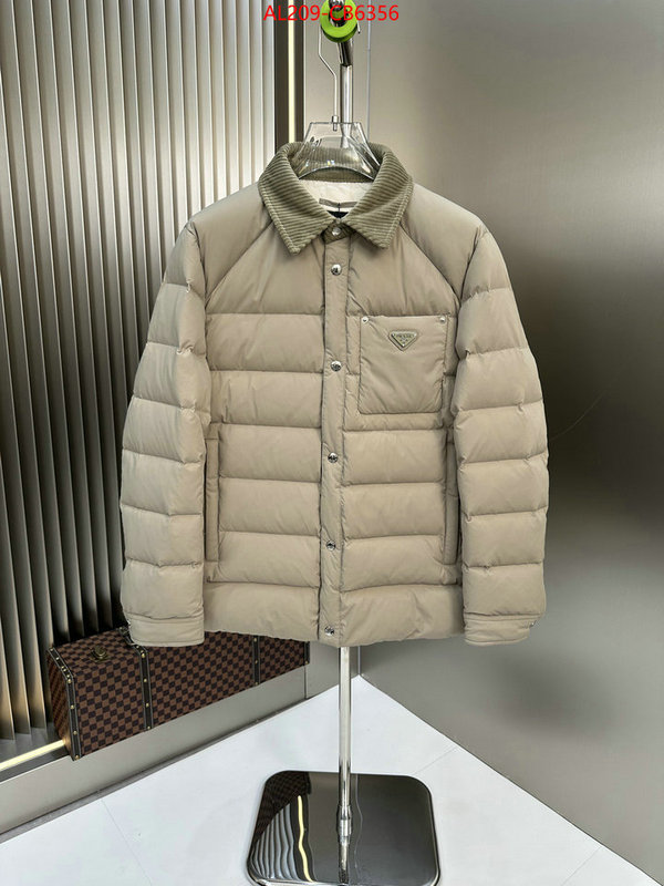 Down jacketMen-Prada cheap online best designer ID: CB6356 $: 209USD