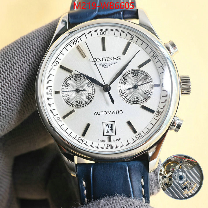 Watch(TOP)-Longines 1:1 clone ID: WB6605 $: 219USD