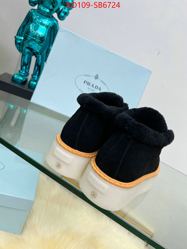 Women Shoes-Prada where quality designer replica ID: SB6724 $: 109USD