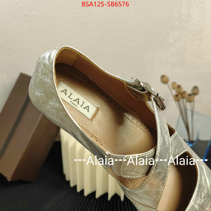 Women Shoes-ALAIA wholesale 2024 replica ID: SB6576 $: 125USD