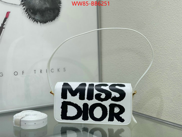 Dior Bags(4A)-Crossbody- buy cheap replica ID: BB6251 $: 85USD,