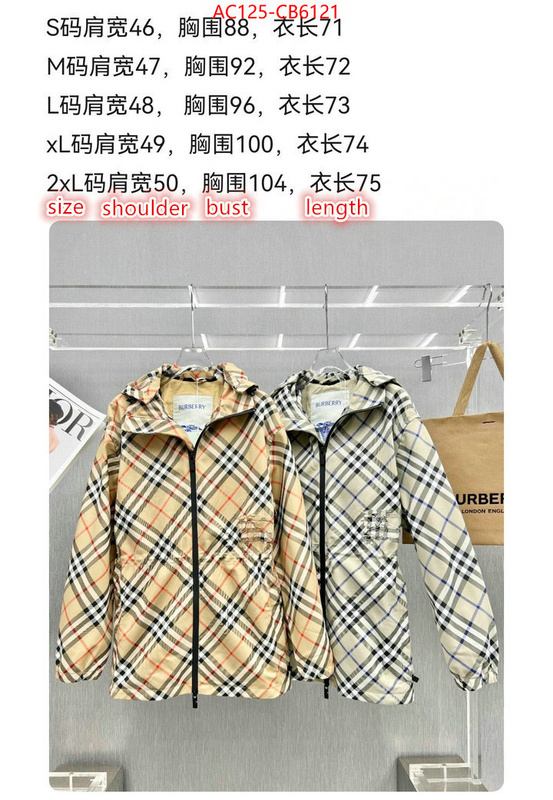 Down jacket Women-Burberry 2024 replica ID: CB6121 $: 125USD