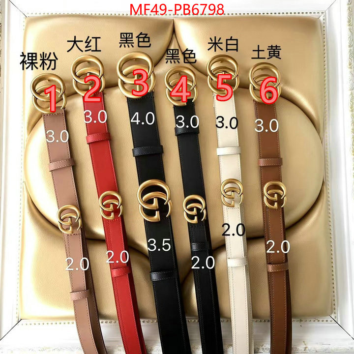 Belts-Gucci the best ID: PB6798 $: 49USD