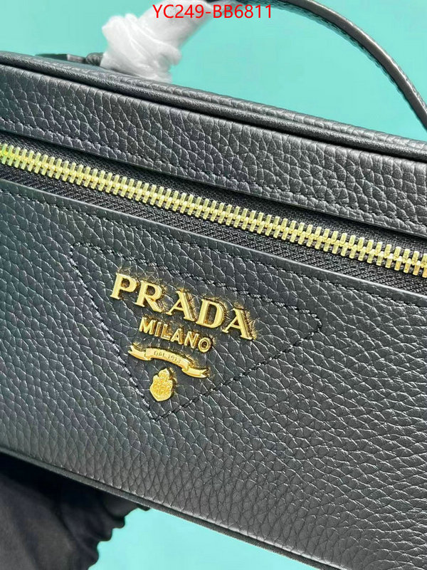 Prada Bags(TOP)-Vanity Bag- best designer replica ID: BB6811 $: 249USD,