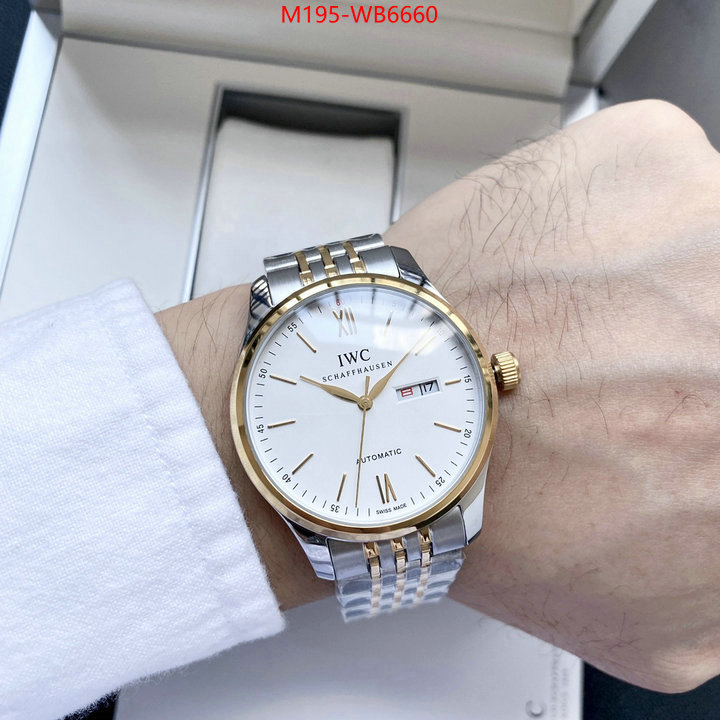 Watch(TOP)-IWC fashion designer ID: WB6660 $: 195USD