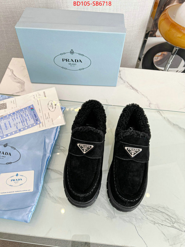 Women Shoes-Prada top designer replica ID: SB6718 $: 105USD