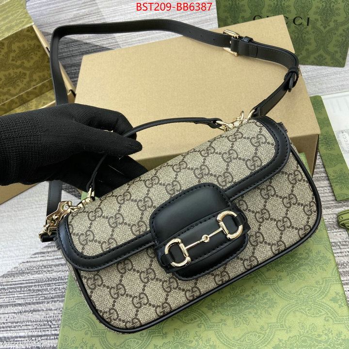 Gucci Bags(TOP)-Horsebit- designer high replica ID: BB6387 $: 209USD,