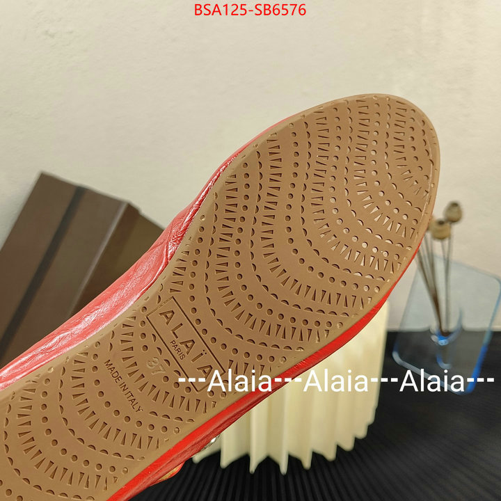 Women Shoes-ALAIA wholesale 2024 replica ID: SB6576 $: 125USD