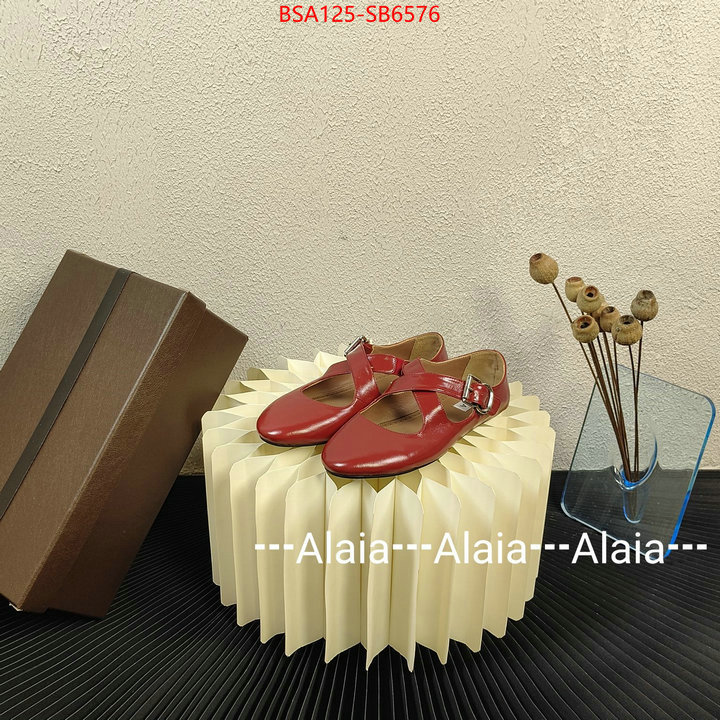 Women Shoes-ALAIA wholesale 2024 replica ID: SB6576 $: 125USD