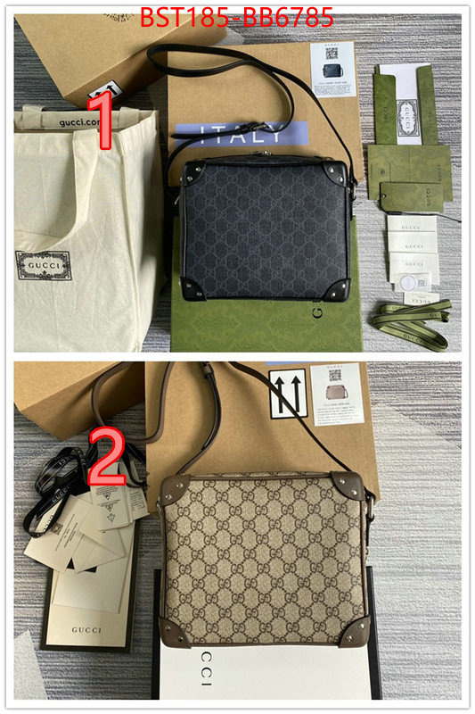 Gucci Bags(TOP)-Crossbody- what best replica sellers ID: BB6785 $: 185USD,