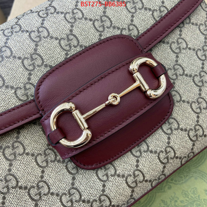 Gucci Bags(TOP)-Horsebit- replica 1:1 high quality ID: BB6385 $: 275USD,