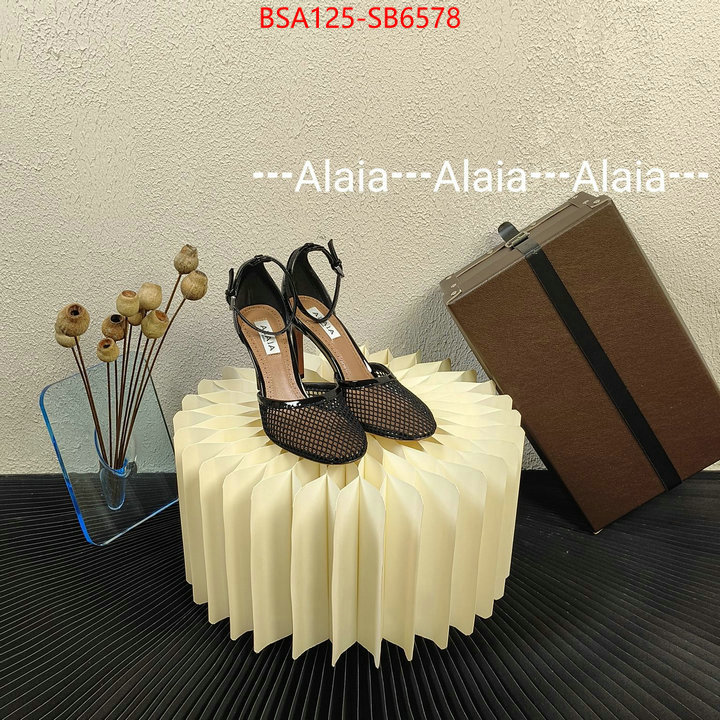 Women Shoes-ALAIA top 1:1 replica ID: SB6578 $: 125USD