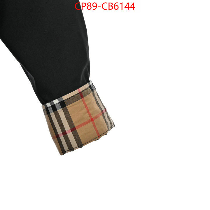 Clothing-Burberry top quality replica ID: CB6144 $: 89USD