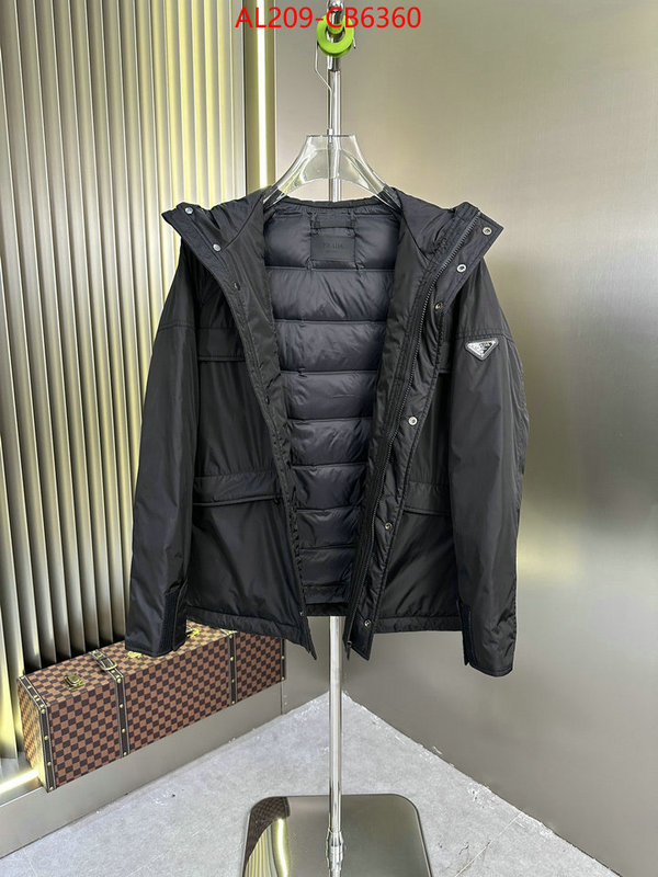 Down jacketMen-Prada buy high-quality fake ID: CB6360 $: 209USD