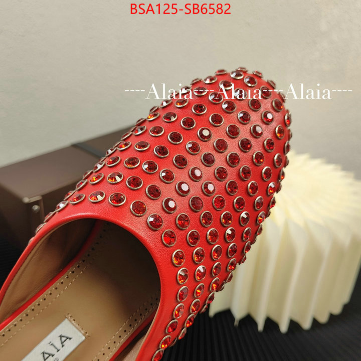 Women Shoes-ALAIA the highest quality fake ID: SB6582 $: 125USD