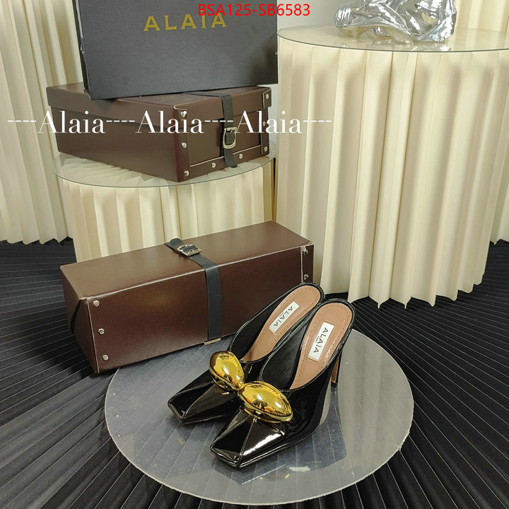 Women Shoes-ALAIA luxury 7 star replica ID: SB6583 $: 125USD