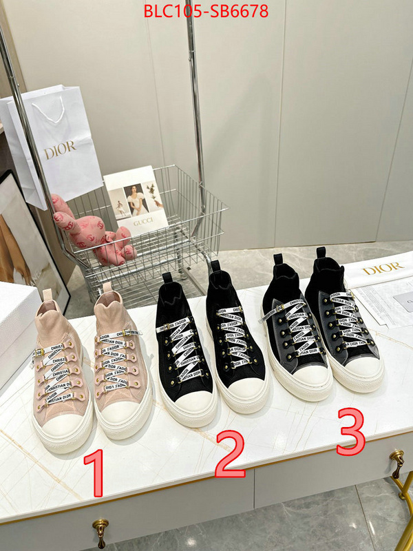 Women Shoes-Dior high quality replica designer ID: SB6678 $: 105USD