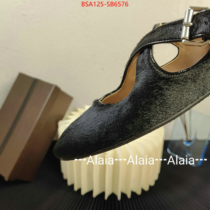 Women Shoes-ALAIA wholesale 2024 replica ID: SB6576 $: 125USD