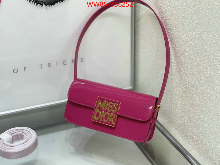 Dior Bags(4A)-Crossbody- designer wholesale replica ID: BB6252 $: 85USD,