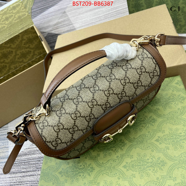 Gucci Bags(TOP)-Horsebit- designer high replica ID: BB6387 $: 209USD,