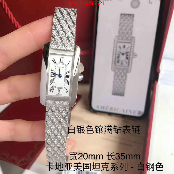 Watch(TOP)-Cartier fake cheap best online ID: WB6521 $: 209USD