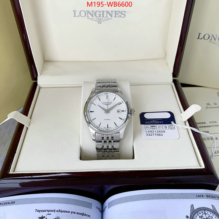 Watch(TOP)-Longines for sale online ID: WB6600 $: 195USD