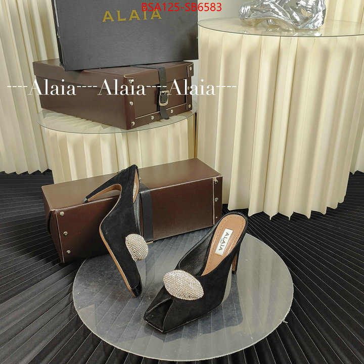 Women Shoes-ALAIA luxury 7 star replica ID: SB6583 $: 125USD