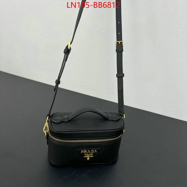 Prada Bags(4A)-Vanity Bag- buy aaaaa cheap ID: BB6812 $: 105USD,