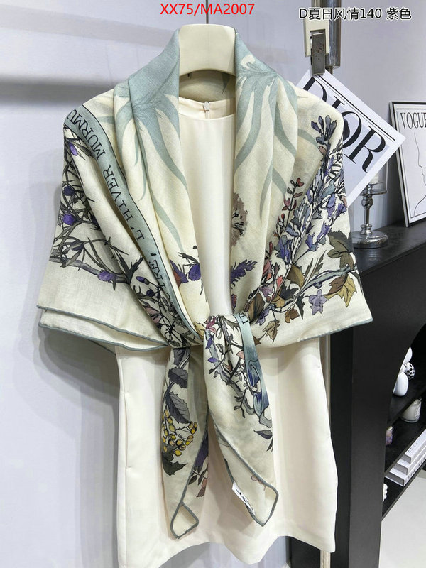 Scarf-Dior top brands like ID: MA2007 $: 75USD