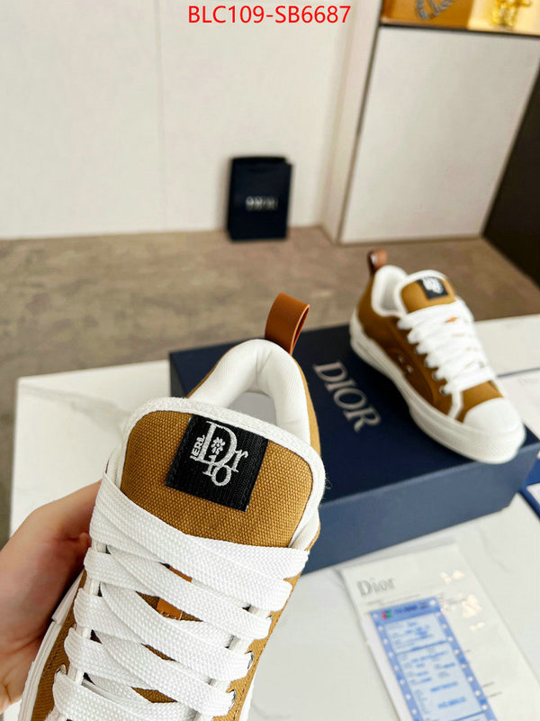 Men shoes-Dior replica 2024 perfect luxury ID: SB6687 $: 109USD